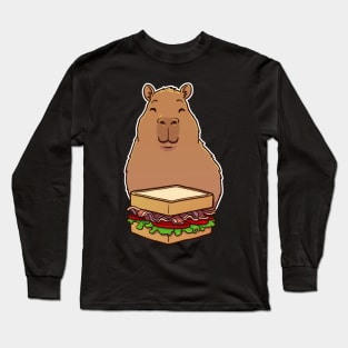 Capybara BLT Sandwich Long Sleeve T-Shirt